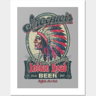 Iroquois Indian Head Beer 1842 Posters and Art